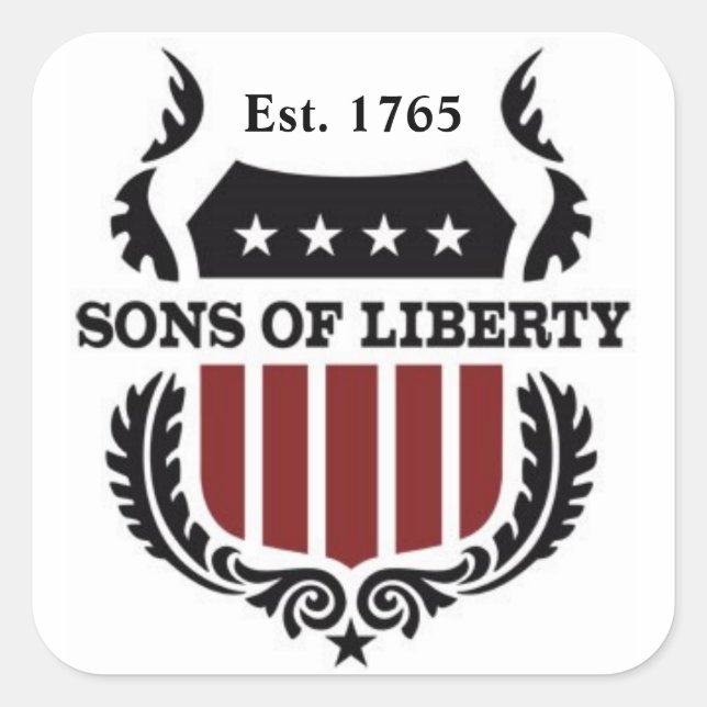 Sons of Liberty Sticker - Sheet of 6 (Front)