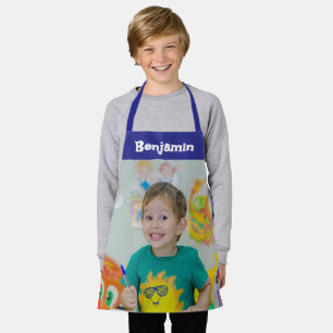 Sons Photo Boys Blue Apron