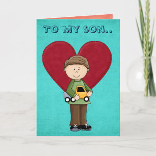 son's valentines Day Card