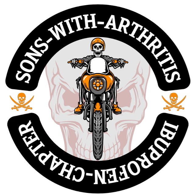 Sons with Arthritis Ibuprofen Chapter T-shirt (Creator Uploaded)
