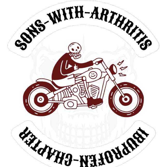 Sons with Arthritis Ibuprofen Chapter T-shirt (Creator Uploaded)