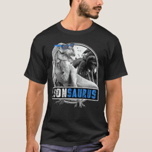 Sonsaurus T Rex Son Saurus Dinosaur Boy Kid Dino M T-Shirt