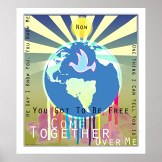 Sony ATV "Come Together" Peace Poster