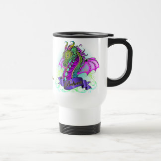 "Sonya" Rainbow Believe Dragon Art Travel Mug
