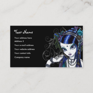 "Sonya" Tribal Fusion Belly Dancer Business Cards