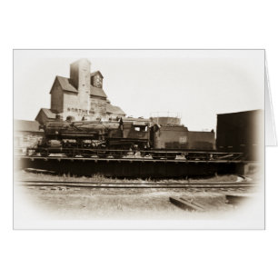 Soo Line Locomotive at Manitowoc on Turntable