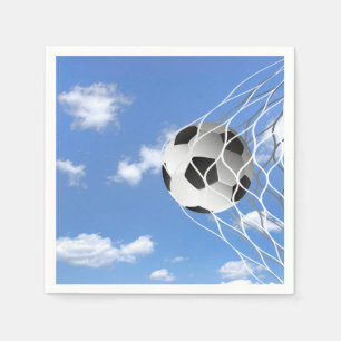 Soocer Ball in Net Napkin
