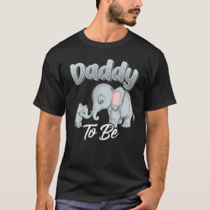 Soon Daddy To Be Elephants For Baby Shower Gender T-Shirt