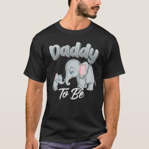 Soon Daddy To Be Elephants For Baby Shower Gender T-Shirt