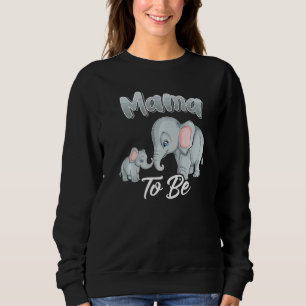 Soon Mama To Be Elephants For Baby Shower Gender R Sweatshirt