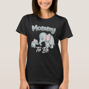 Soon Mummy Mum To Be Elephants For Baby Shower Gen T-Shirt