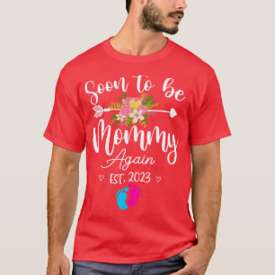 Soon o Be Mummy Again 2023 Promoted o Mummy Long S T-Shirt