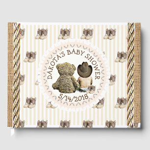 Soon to b Lil "Cowboy Baby Shower Guestbook