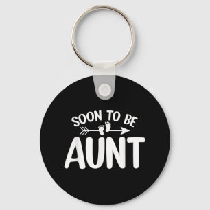 Soon To Be Aunt Women Pregnancy Announcement Aunti Key Ring