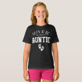 Soon to Be Auntie Promoted to Auntie Girl T-Shirt (Front Full)