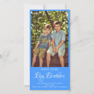 Soon to be Big Brother Pregnancy  Announcement