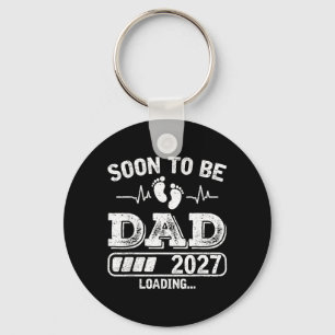 Soon To Be Dad 2027 Loading Funny Pregnancy Key Ring