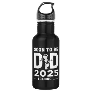 Soon To Be Dad Est 2025 New Dad To Be  532 Ml Water Bottle