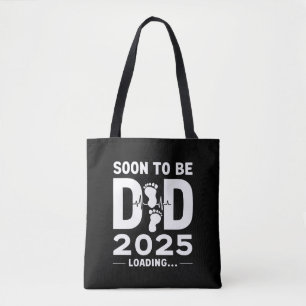 Soon To Be Dad Est 2025 New Dad To Be Tote Bag
