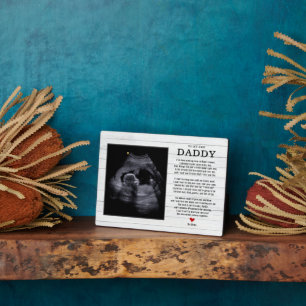 Soon To Be Dad from Bump Ultrasound Father's Day  Plaque