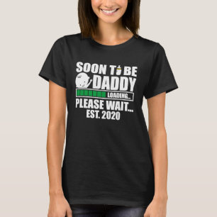 Soon To be Daddy EST 2020 First Time Dad Fathers D T-Shirt