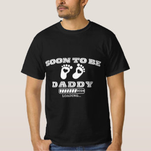 Soon To Be Daddy Est.2024 New Dad Pregnancy T-Shirt