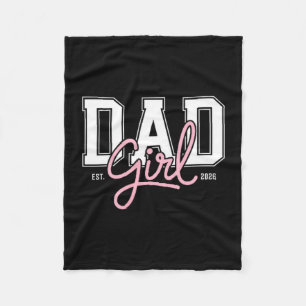Soon to be daddy of baby girl 2026 promoted to fleece blanket