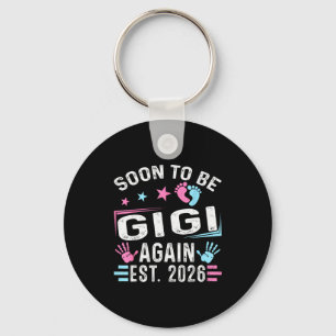Soon To Be Gigi Again Est. 2026 Vintage Gigi Key Ring