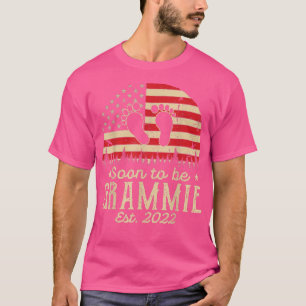 Soon To Be Grammie Est 2022 Women Vintage First Ti T-Shirt