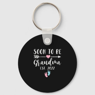 Soon To Be Grandma 2022 For New Grandma Key Ring