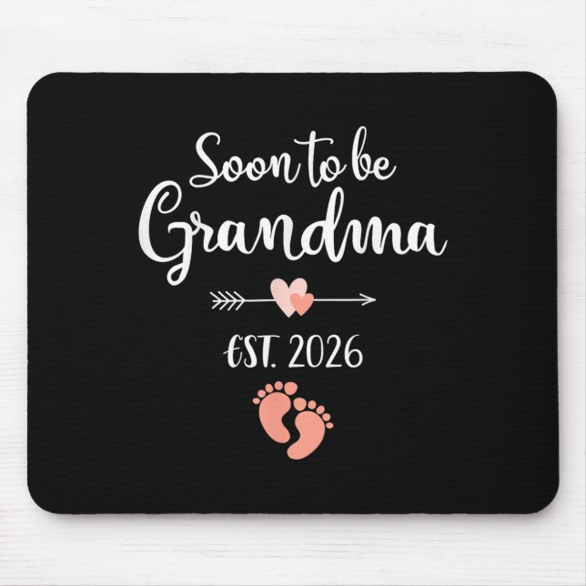 Soon To Be Grandma 2026  Mouse Mat (Front)