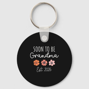 Soon To Be Grandma 2026 Pregnancy Announcement Gra Key Ring