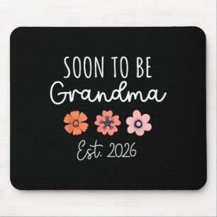 Soon To Be Grandma 2026 Pregnancy Announcement Gra Mouse Mat