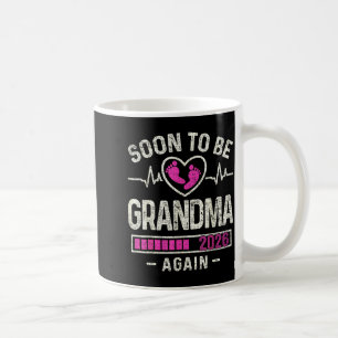 Soon To Be Grandma Again 2026 Expecting Baby Grand Coffee Mug