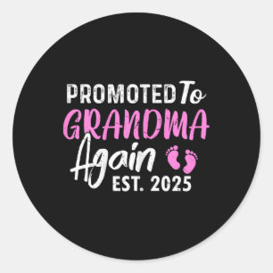 Soon To Be Grandma Mum Mothers Day Gifts For Women Classic Round Sticker