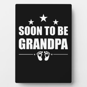 Soon To Be Grandpa Grandad Pregnancy Announcement Plaque