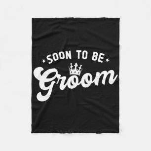 Soon To Be Groom Bachelor Party  Fleece Blanket