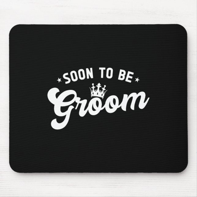 Soon To Be Groom Bachelor Party  Mouse Mat (Front)