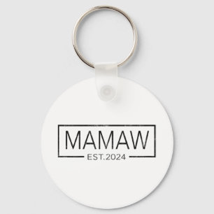 Soon To Be Mamaw 2024 Mothers Day Mamaw Est 2024 Key Ring