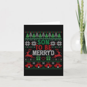Soon To Be Married Merryd Christmas Ugly Sweater  Card