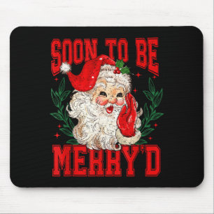 Soon To Be Merry'd Christmas, Engaged Couple Chris Mouse Mat