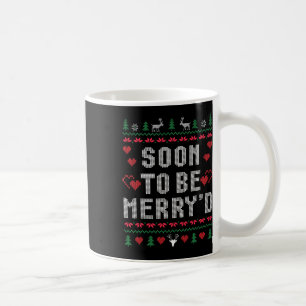 Soon To Be Merryd Christmas Engaged Couple Matchin Coffee Mug