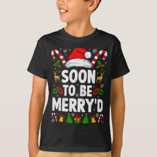 Soon To Be Merryd Engaged Christmas Squad Couples T-Shirt