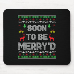 Soon To Be Merry'd Engaged Couples Matching Ugly C Mouse Mat