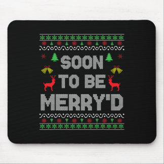 Soon To Be Merry'd Engaged Couples Matching Ugly C Mouse Mat
