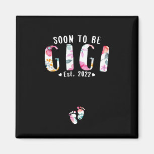 Soon To Be Mommy Est 2022 Pregnancy Announcement Magnet