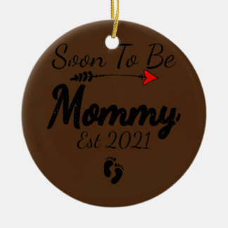 Soon to be Mommy Mothers Day For Mom Pregnancy Ceramic Tree Decoration