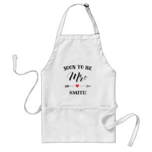 Soon to be Mrs. personalised name Standard Apron