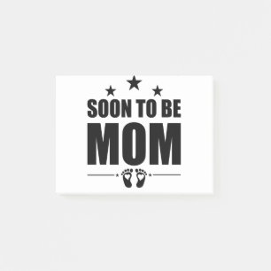 Soon To Be Mum Pregnancy Announcement Reveal Mum Post-it Notes