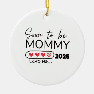 Soon to Be Mummy 2025 Valentine Day Pregnancy Ceramic Tree Decoration